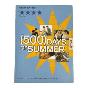500 Days of Summer DVD Movie Promo Screener FYC Zooey Deschanel Levitt Webb 2009